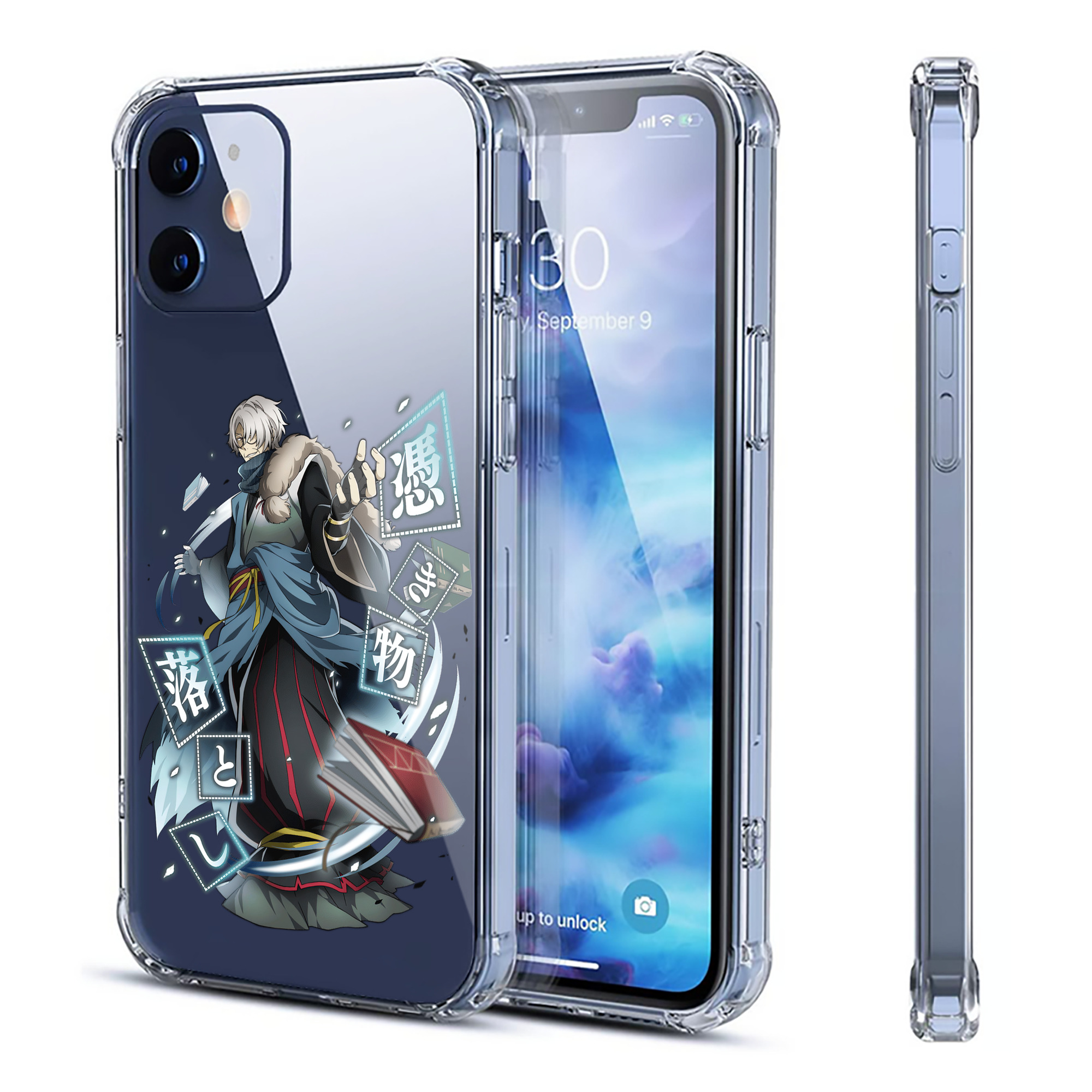 （画像用） 文豪ストレイドッグス Bungo Stray Dogs 【iPhone 12シリーズ対応】透明スマホケース（クリアソフトケース）